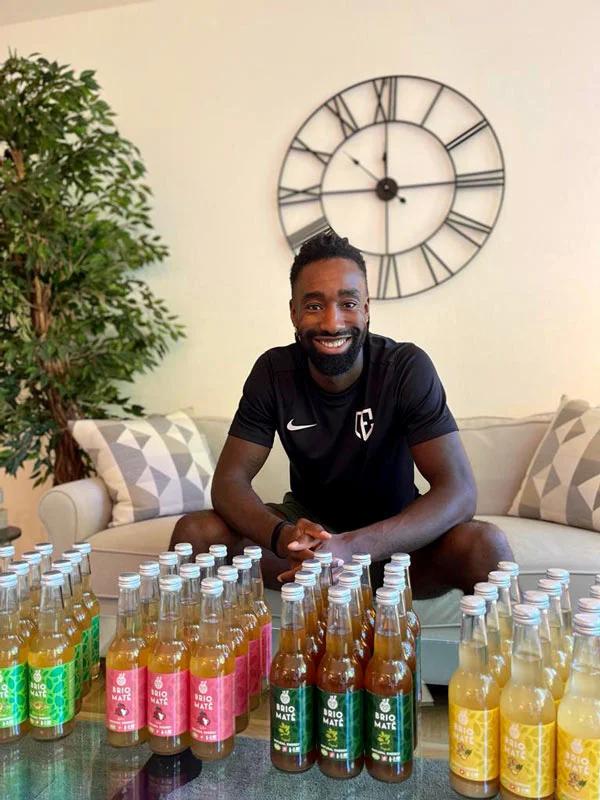 Brio Maté Energy Drink Naturel Bio Johan Djourou Ambassadeur