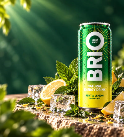 Canette BRIO Menthe et Citron avec menthe et citron